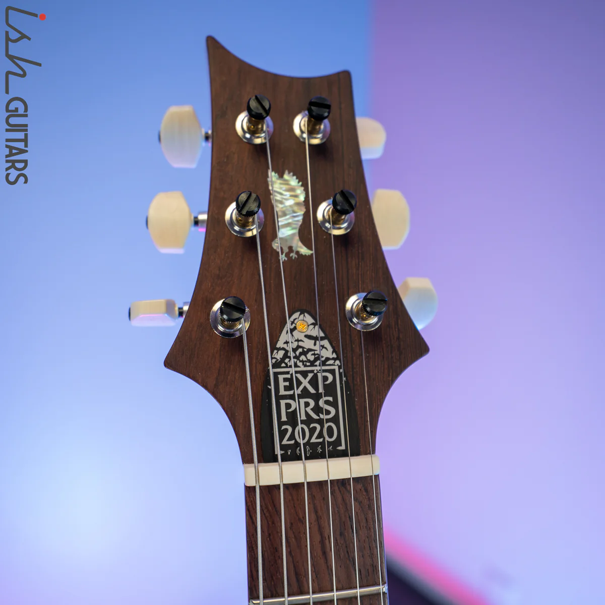 2020 Experience Paul Reed Smith PRS Modern Eagle V Custom Color River Blue Burst 10 Top - Image 7