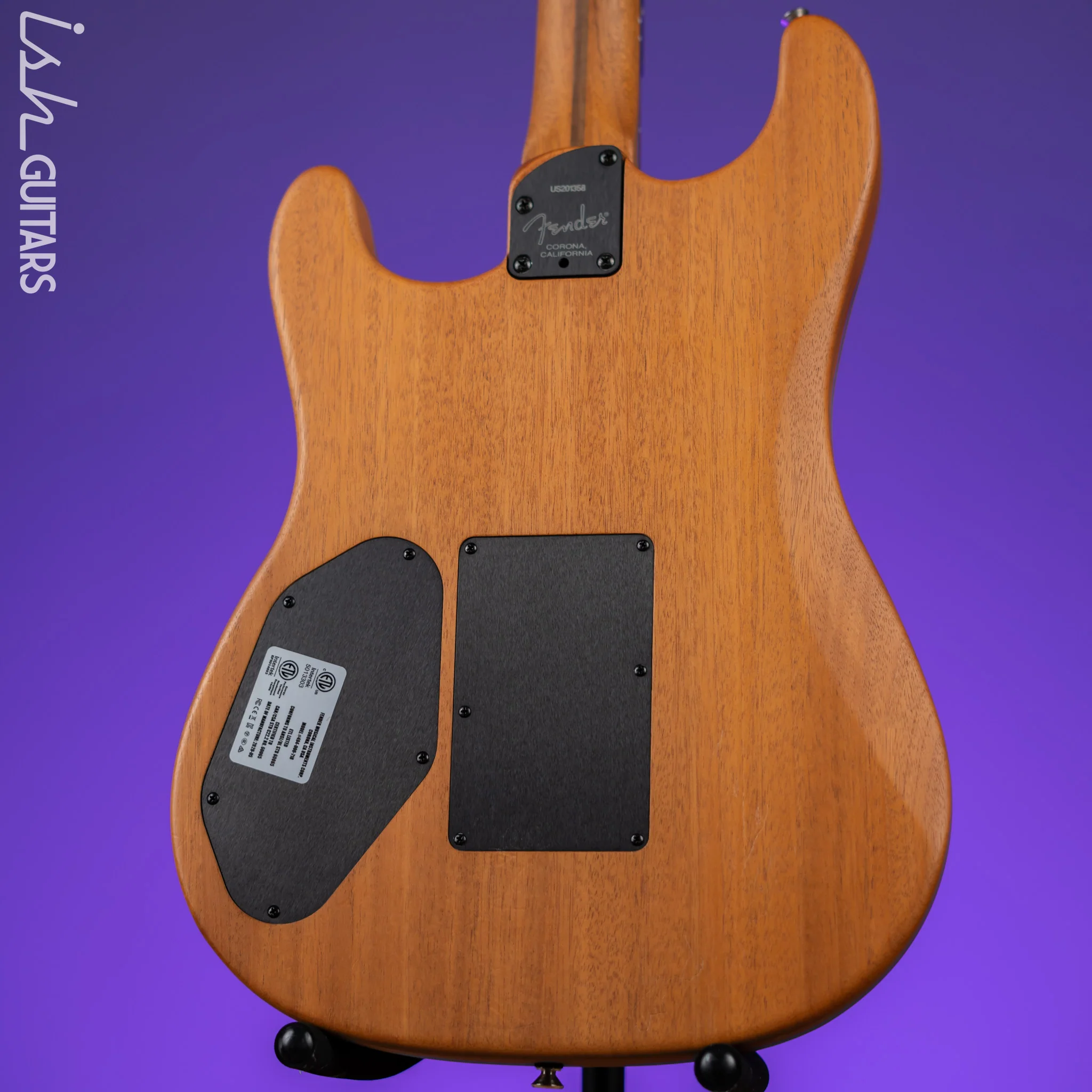 2020 Fender Acoustasonic Stratocaster Black - Image 8