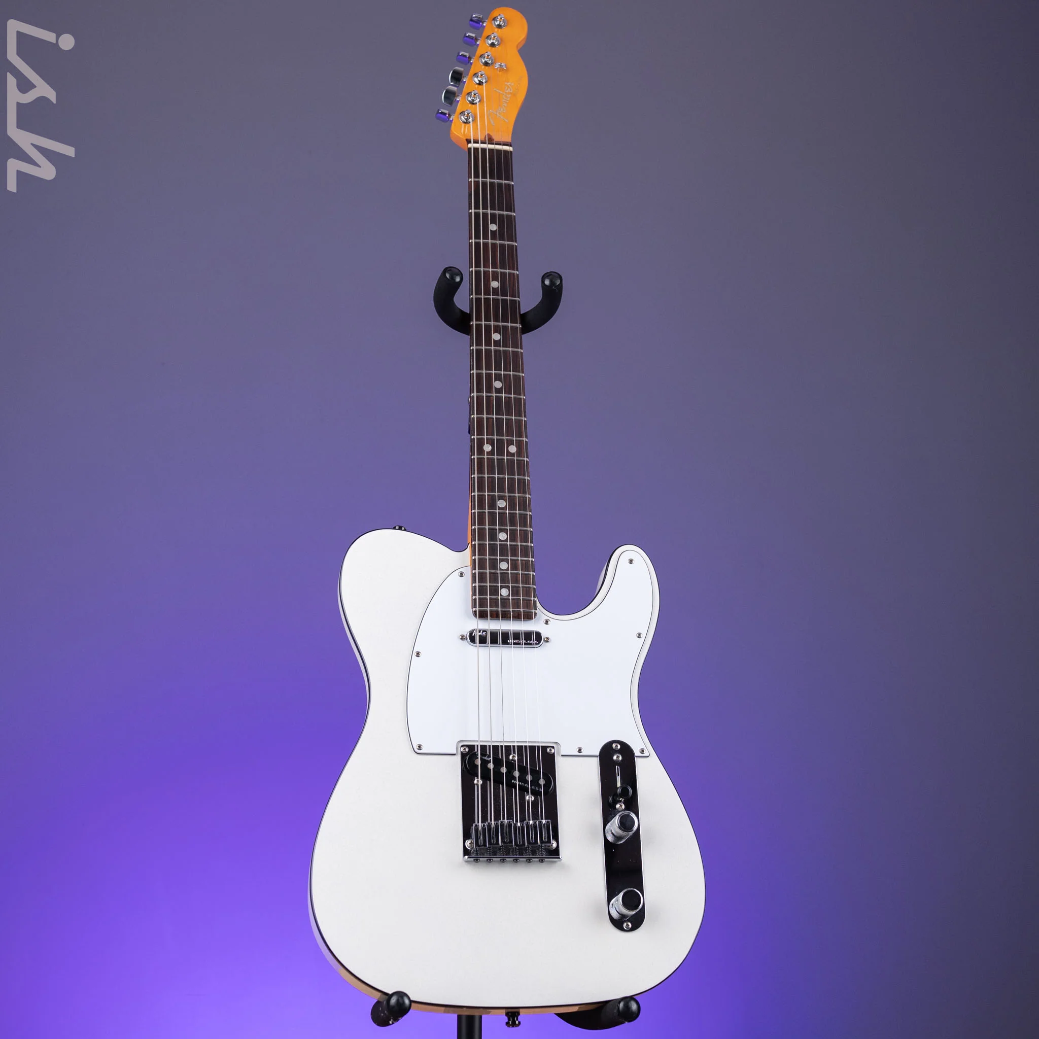 2020 Fender Tele American Ultra Artic Pearl - Image 2