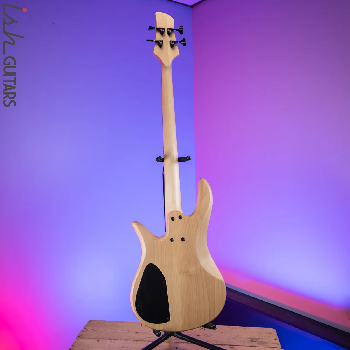 2020 Fodera Yin Yang Standard Purple Heart Olympic White 4 String - Image 7