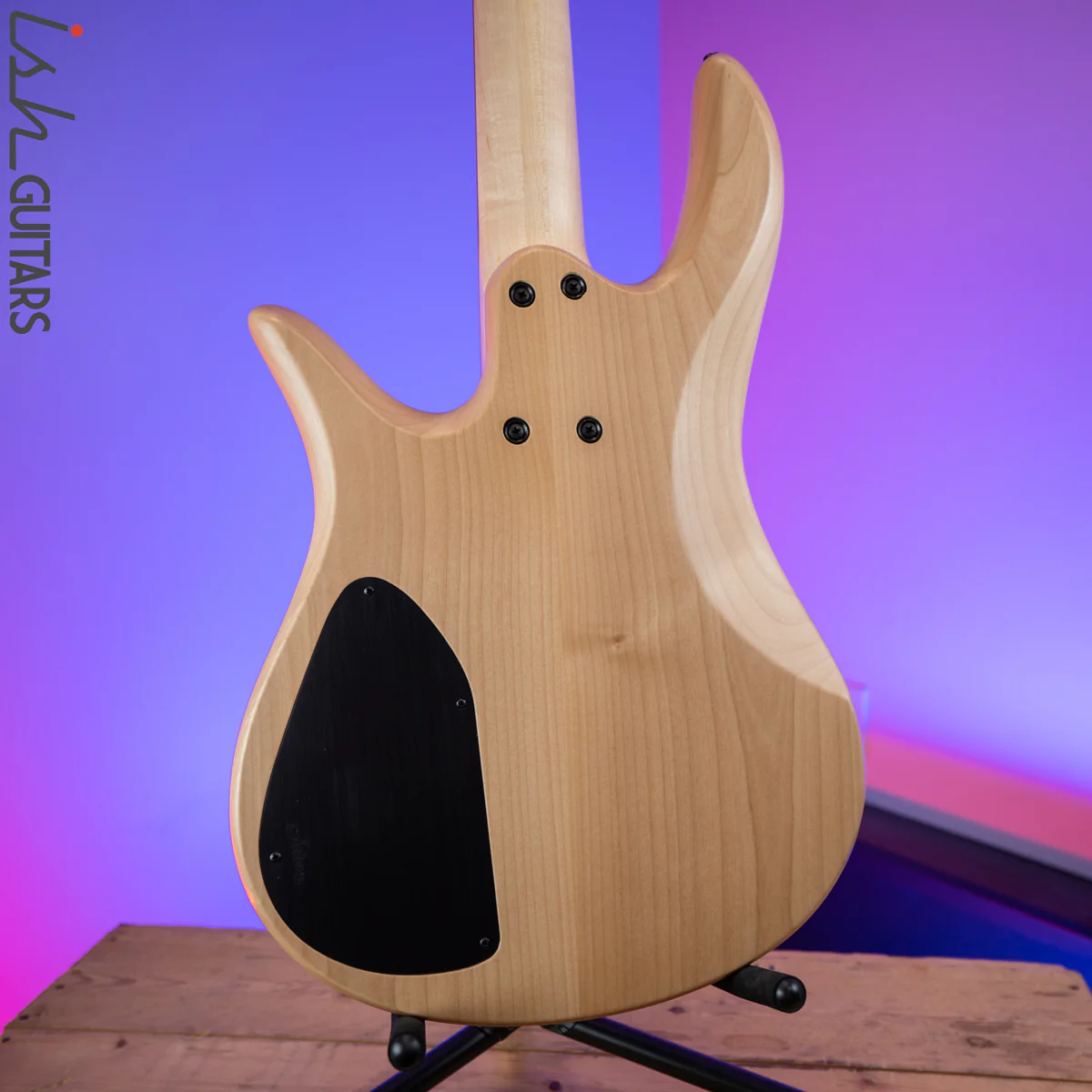2020 Fodera Yin Yang Standard Purple Heart Olympic White 4 String - Image 8
