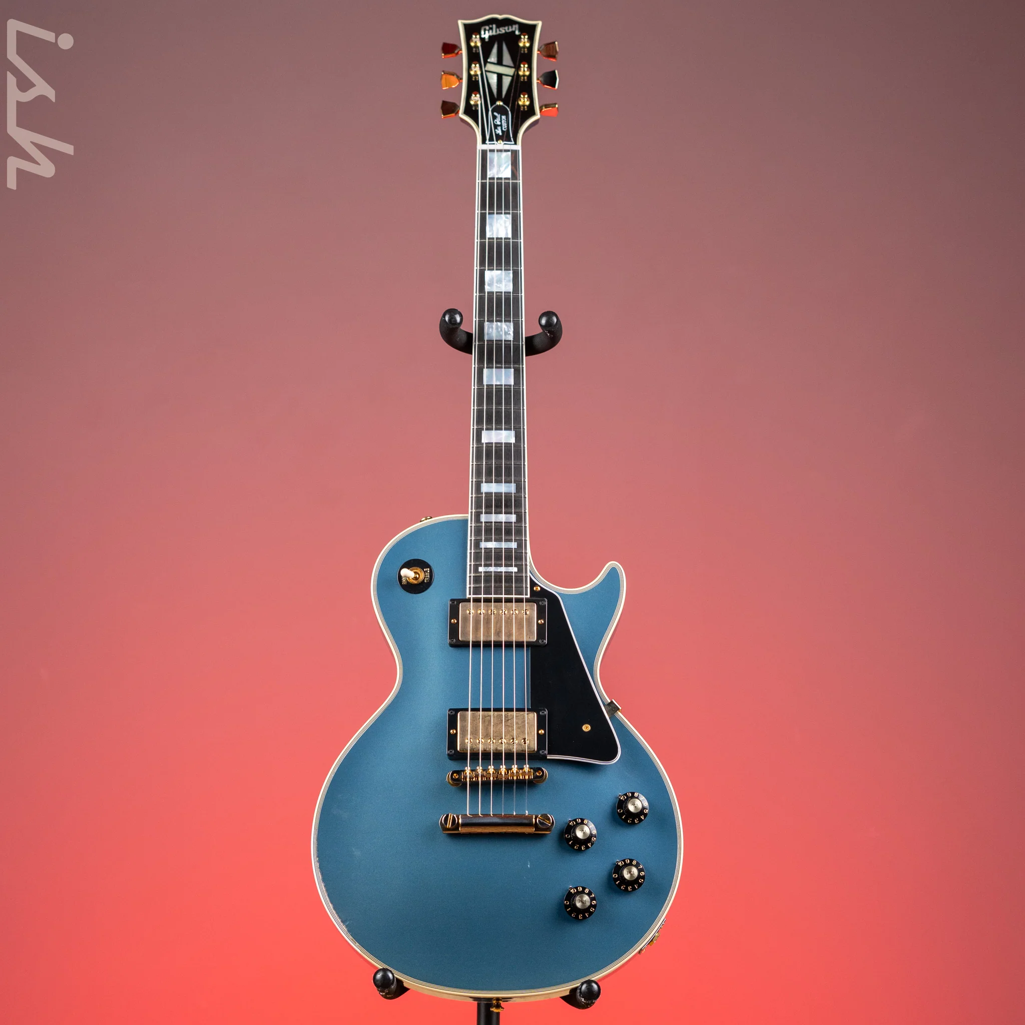 2020 Gibson Custom Shop Les Paul 1968 Reissue Pelham Blue - Image 2