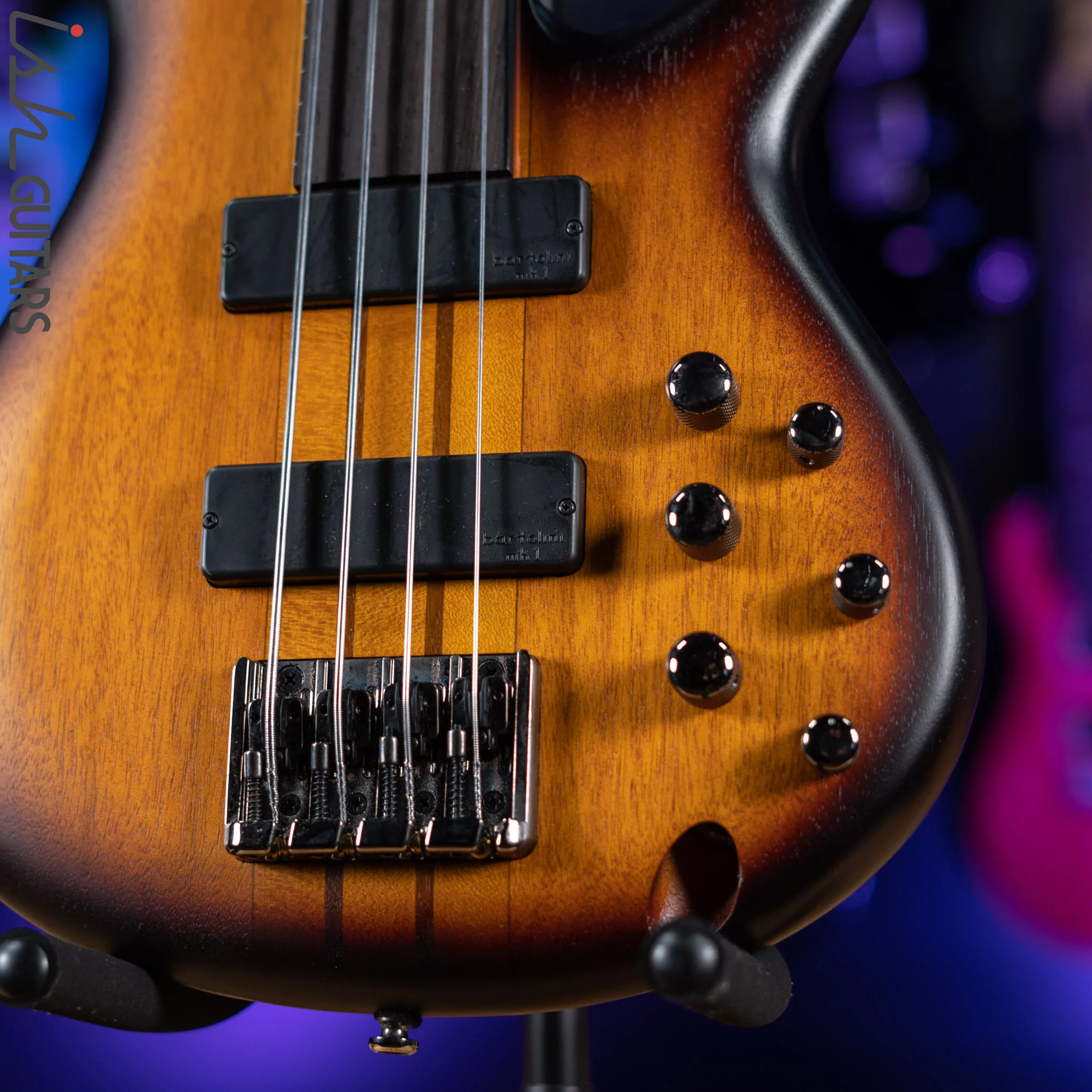 2020 Ibanez SDGR SF700 Bass Brown Burst Flat - Image 4