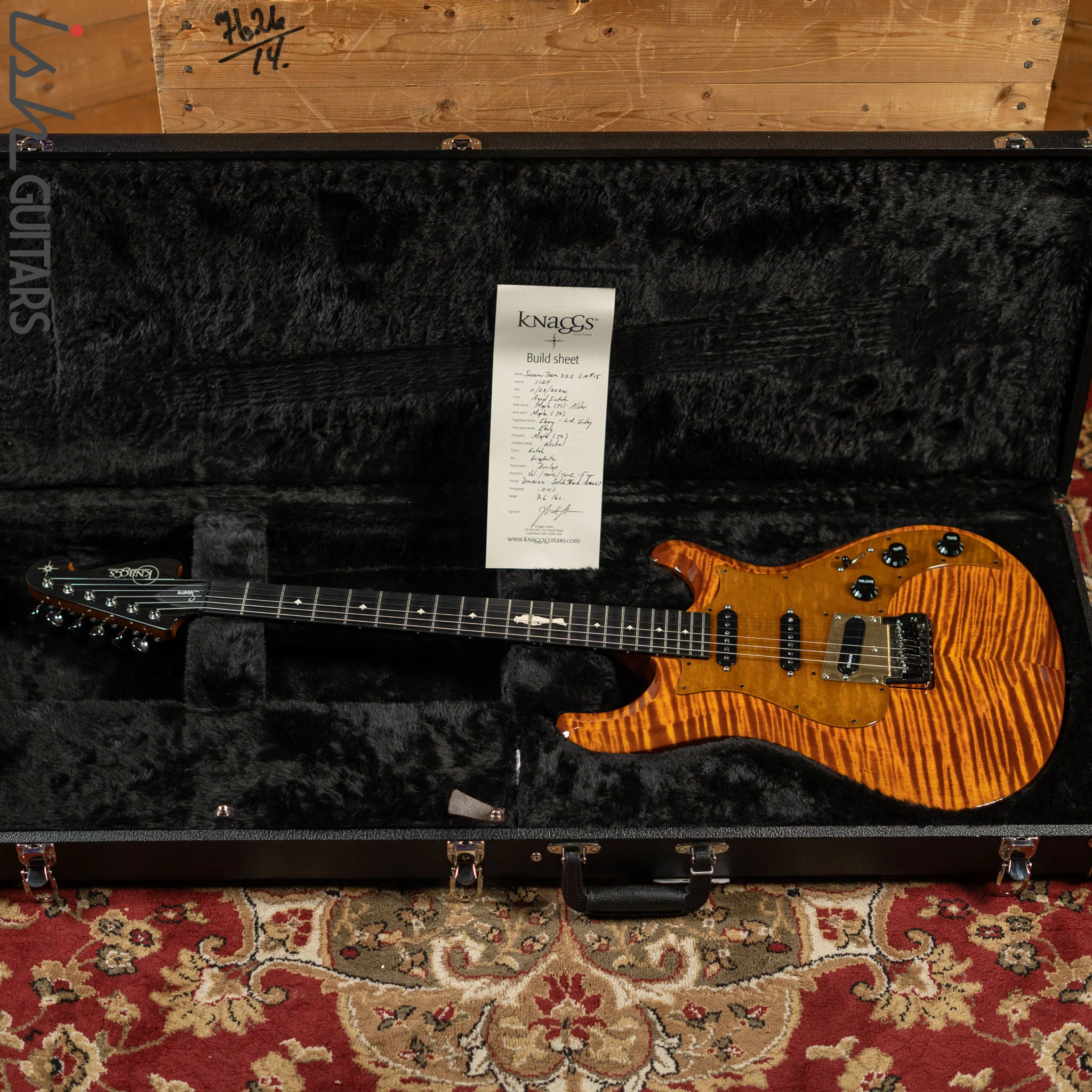 2020 Knaggs Severn Trem LM Larry Mitchell #15 Aged Scotch - Image 20