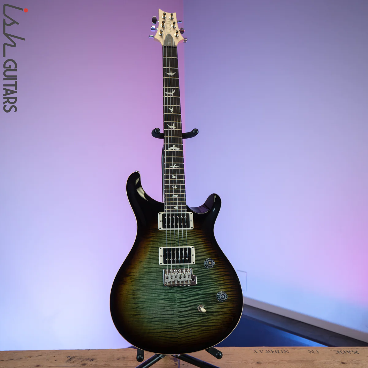2020 Paul Reed Smith PRS CE 24 Trampas Green Tobacco Burst Custom Color - Image 2