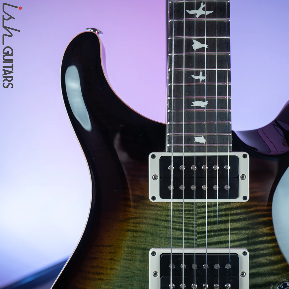 2020 Paul Reed Smith PRS CE 24 Trampas Green Tobacco Burst Custom Color - Image 3