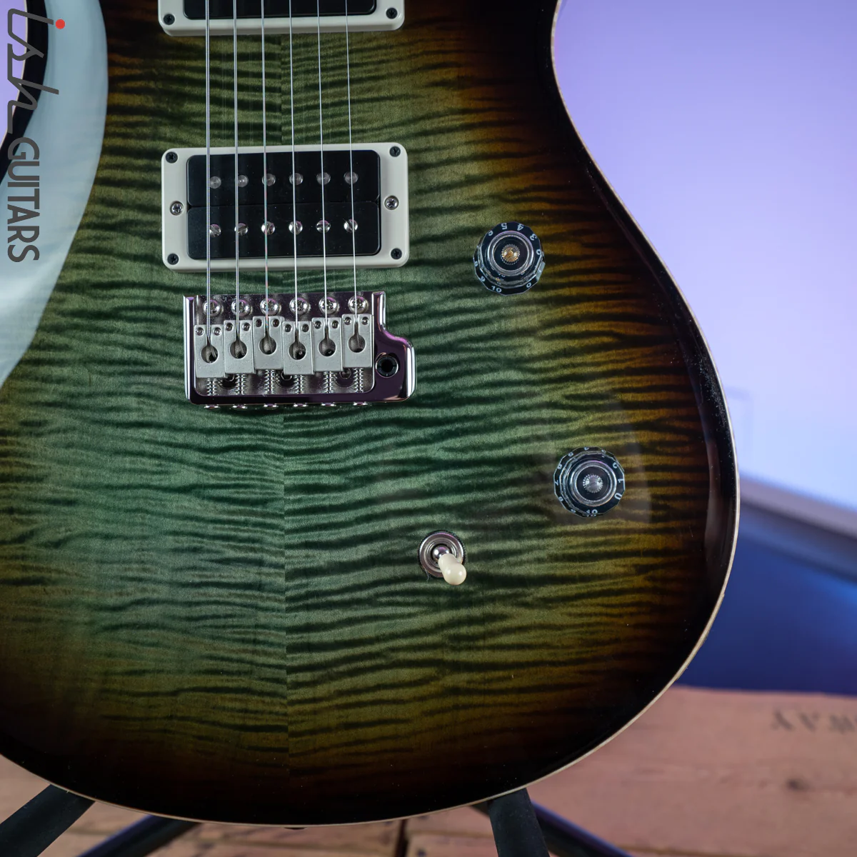 2020 Paul Reed Smith PRS CE 24 Trampas Green Tobacco Burst Custom Color - Image 4