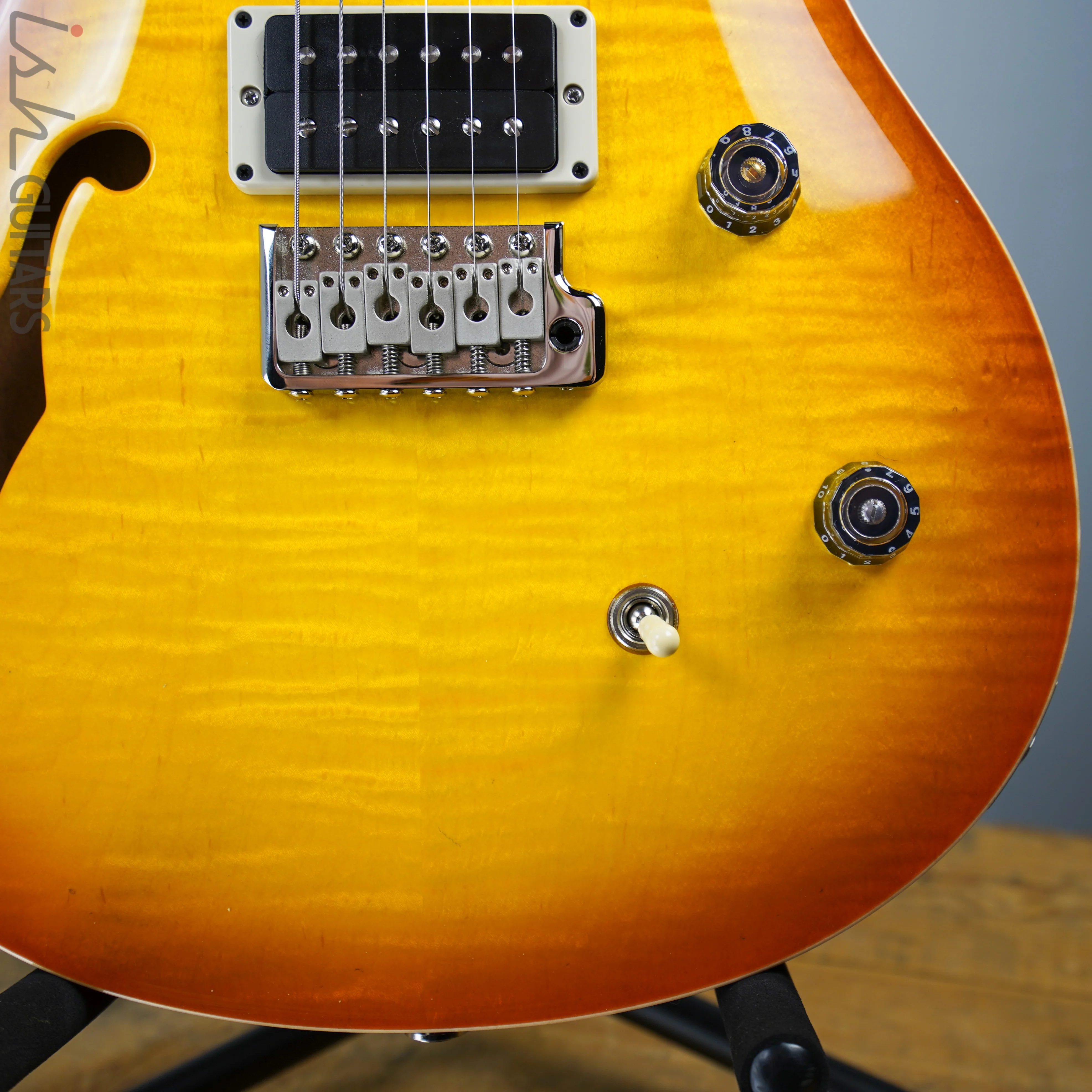 2020 Paul Reed Smith PRS CE24 Semi-Hollow McCarty Sunburst - Image 4