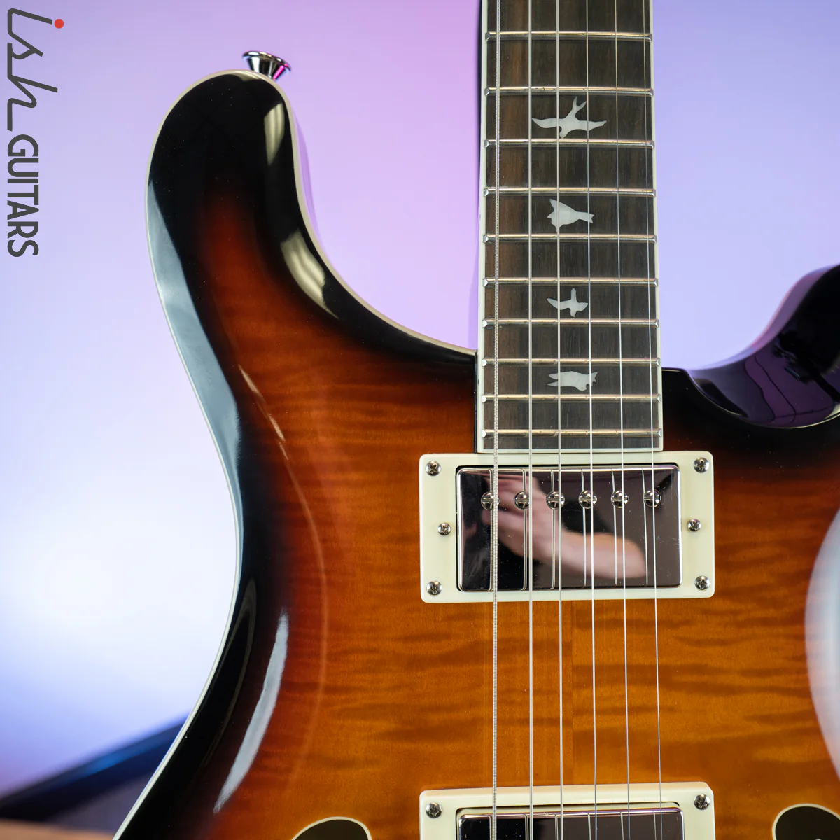 2020 Paul Reed Smith PRS SE Hollowbody Ii Tricolor Sunburst - Image 3