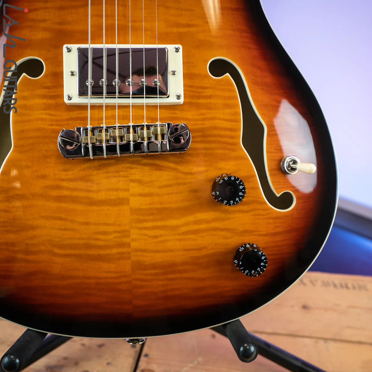 2020 Paul Reed Smith PRS SE Hollowbody Ii Tricolor Sunburst - Image 4