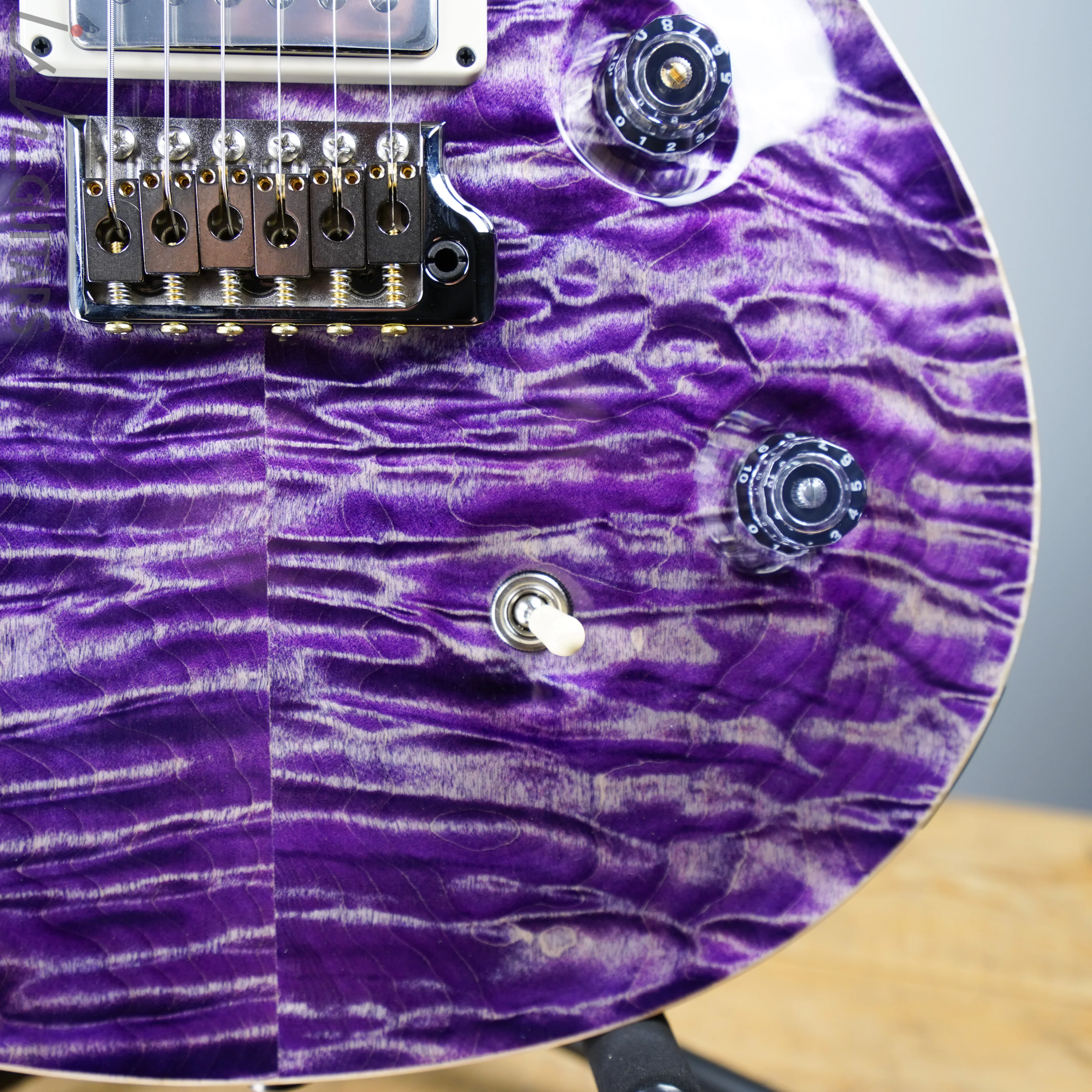 2020 Paul Reed Smith PRS Wood Library Custom 24 Faded Purple Brazilian - Image 4