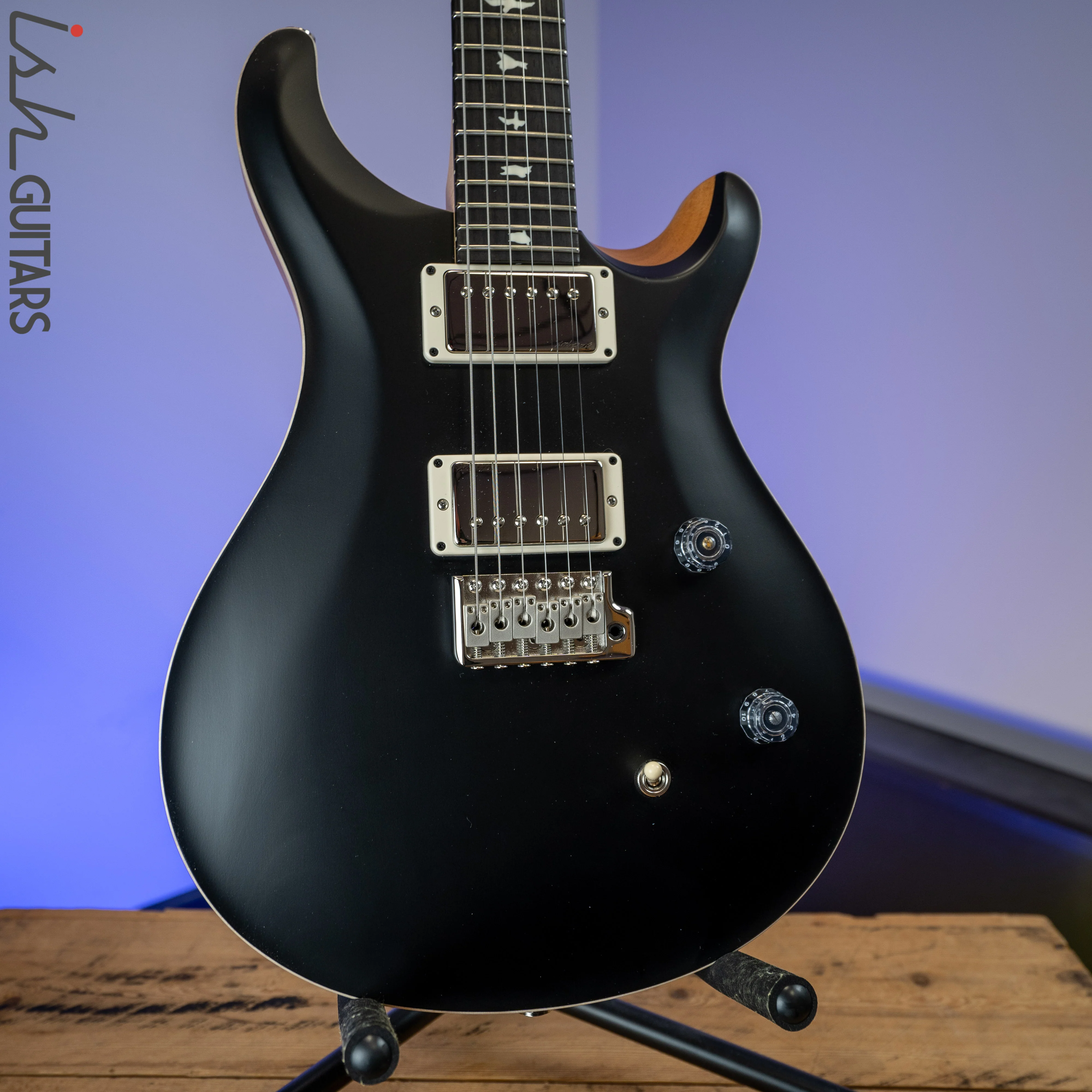 PRS CE 24 Satin Nitro 57/08 Ebony Fretboard Black