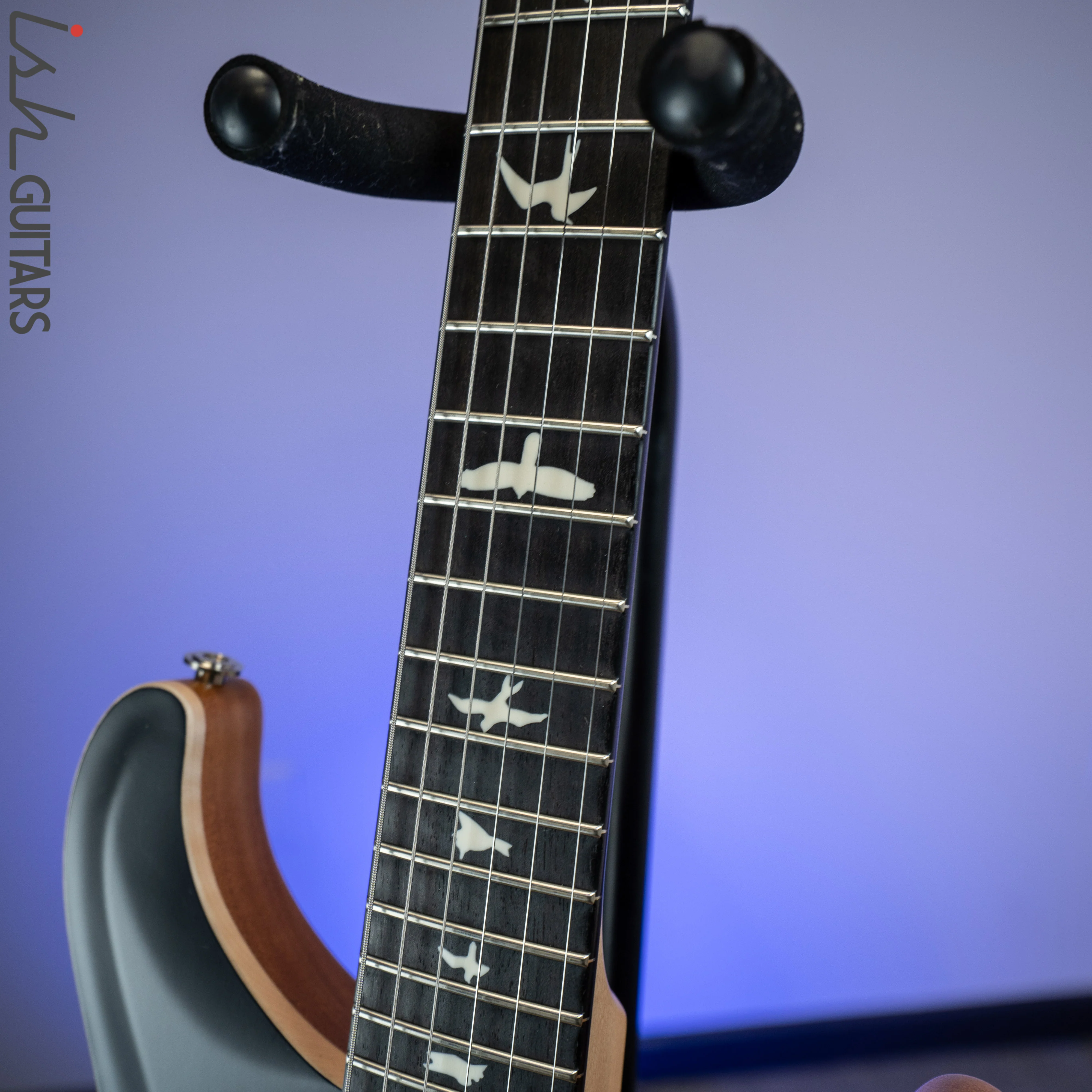 PRS CE 24 Satin Nitro 57/08 Ebony Fretboard Black - Image 6