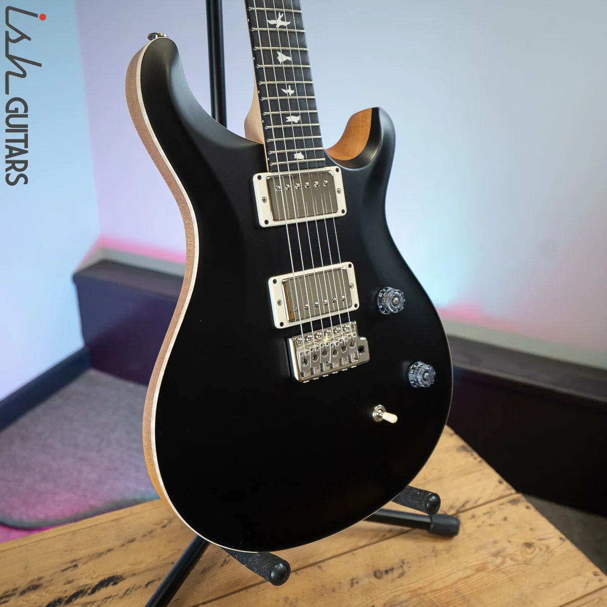 PRS CE 24 Satin Nitro 57/08 Ebony Fretboard Black - Image 5