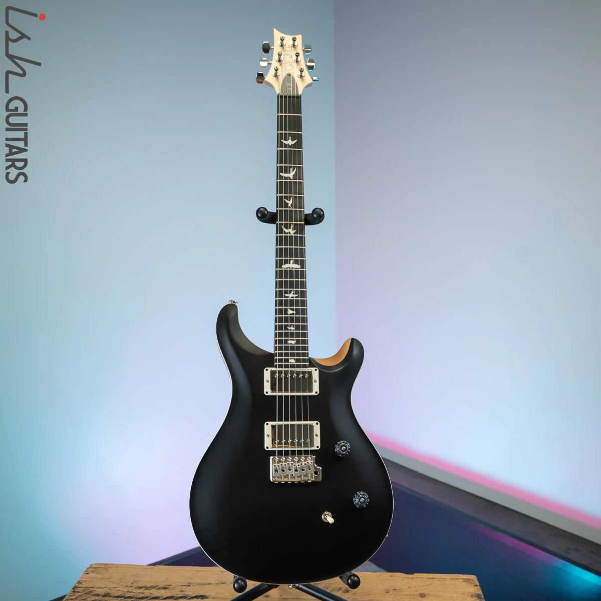PRS CE 24 Satin Nitro 57/08 Ebony Fretboard Black - Image 2
