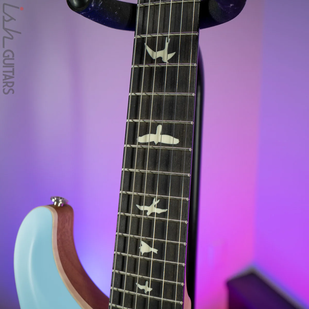 2020 PRS CE 24 Satin Nitro 57/08 Ebony Fretboard Powder Blue - Image 6