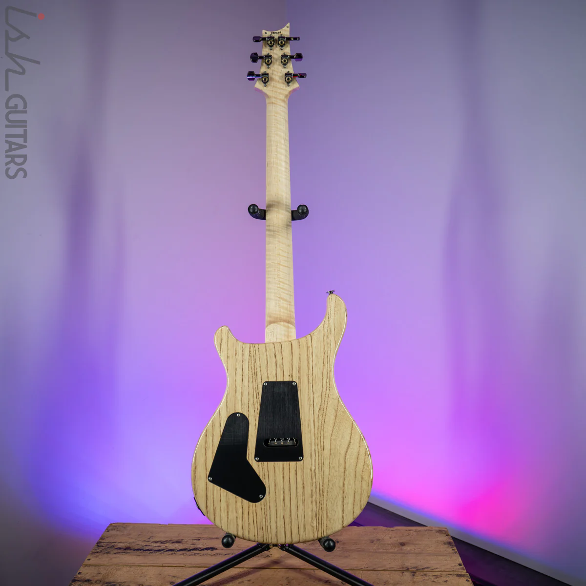 2020 PRS Custom 24 Floyd Wood Library 1 Piece Quilt Ash Violet Blue Burst - Image 8