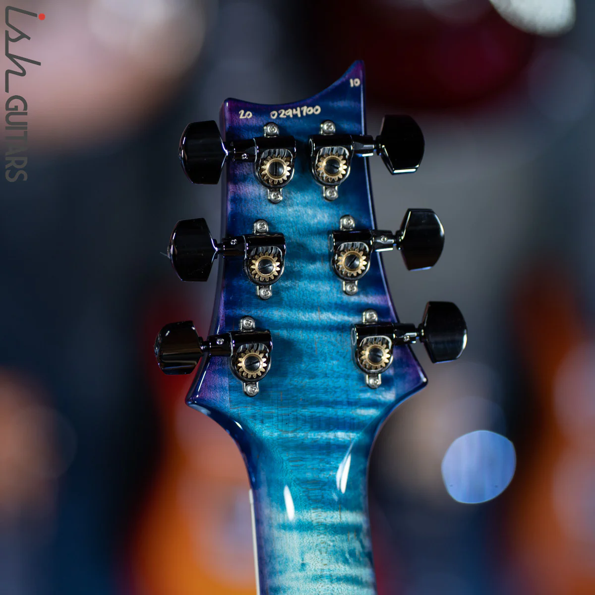 2020 PRS Hollowbody II McCarty 594 Wood Library Aqua Blue Purple Burst - Image 12