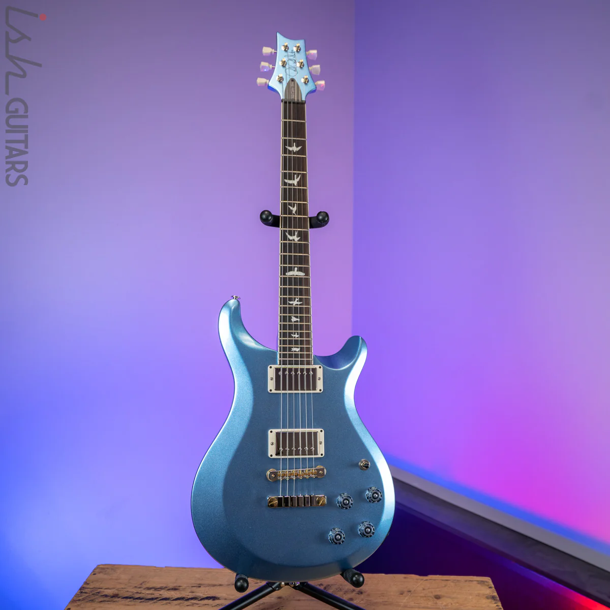 PRS S2 McCarty Thinline 594 Frost Blue Metallic - Image 2