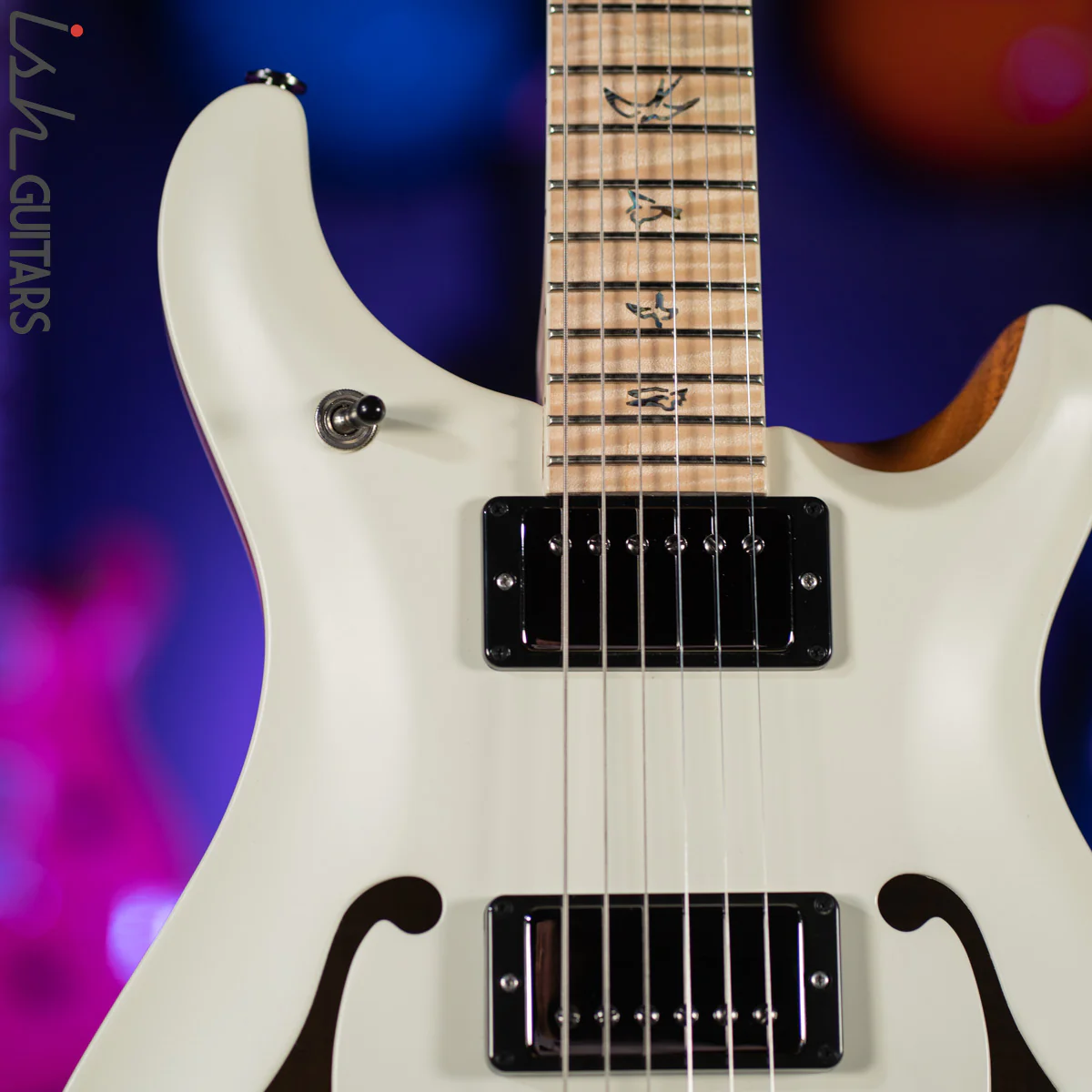 2020 PRS McCarty 594 Hollowbody II Wood Library Antique White Satin - Image 3