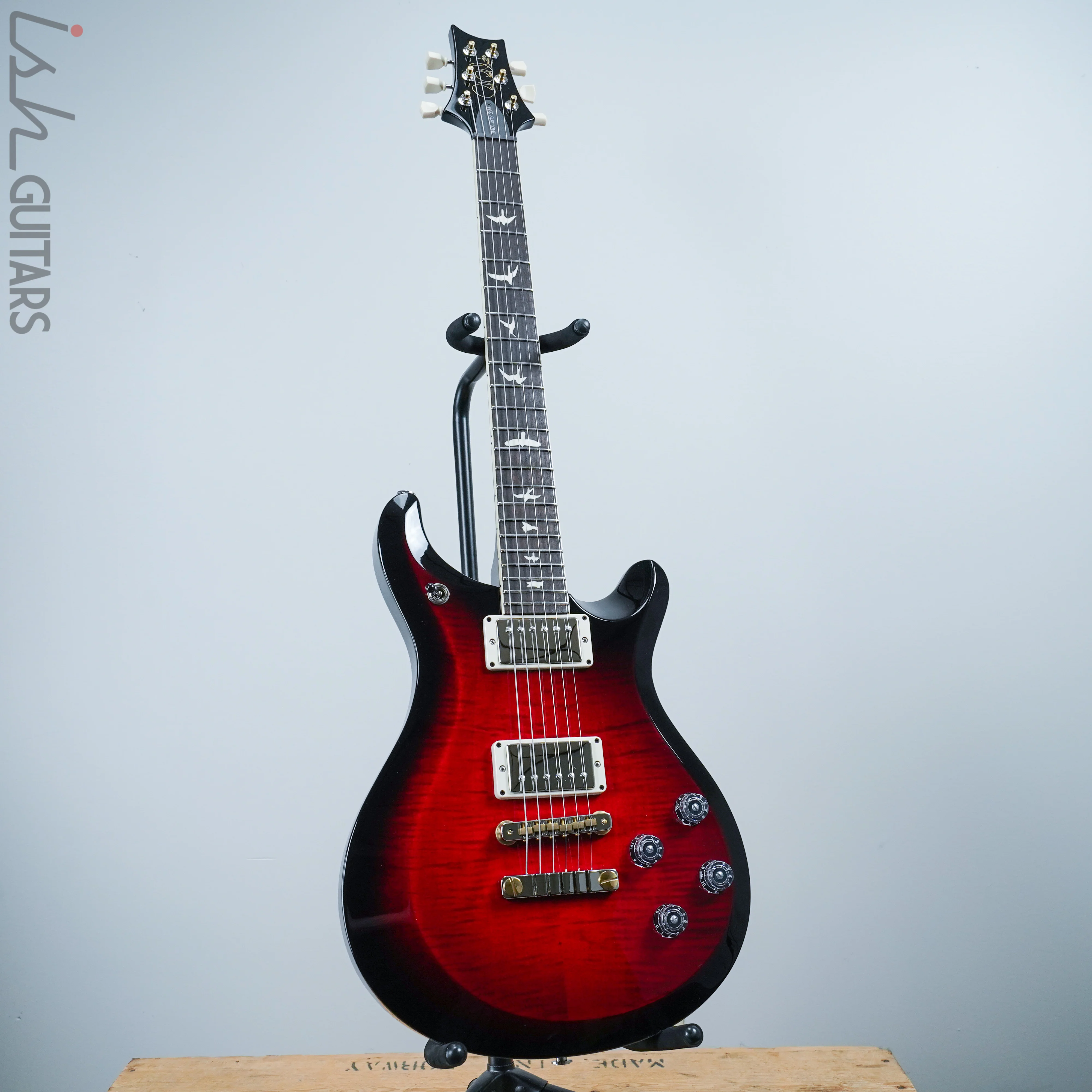 2020 PRS Paul Reed Smith S2 McCarty 594 Custom Color Scarlet Red Smokeburst - Image 2
