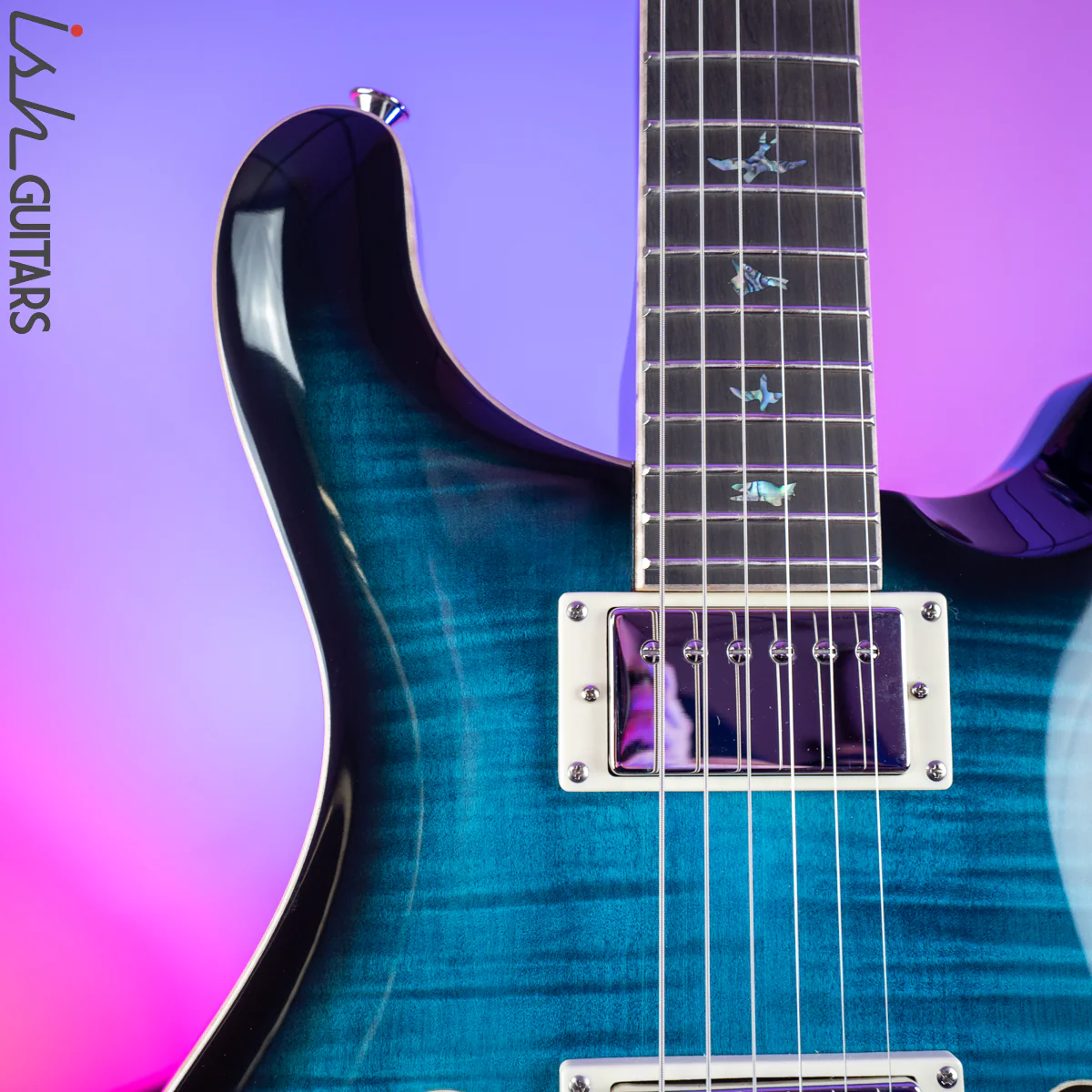 2020 PRS Paul Reed Smith SE Hollowbody II Piezo Peacock Blue - Image 3