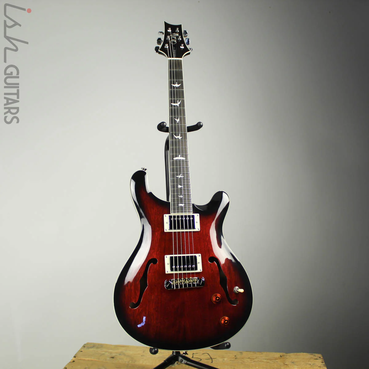 2020 PRS Paul Reed Smith SE Hollowbody Standard Fire Red Burst - Image 2