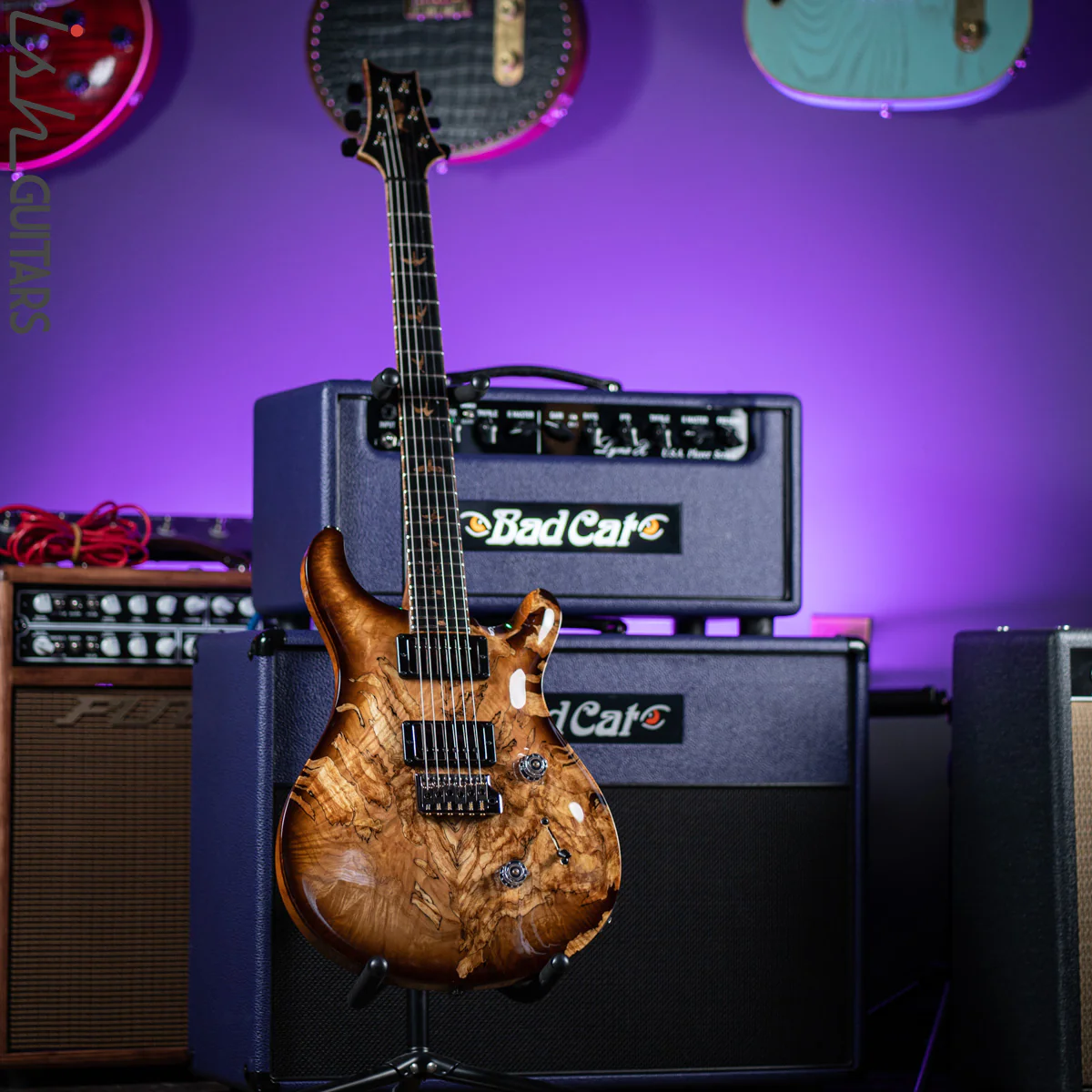 2020 PRS Private Stock Custom 24 Spalted Maple Smoked Burst - Image 6