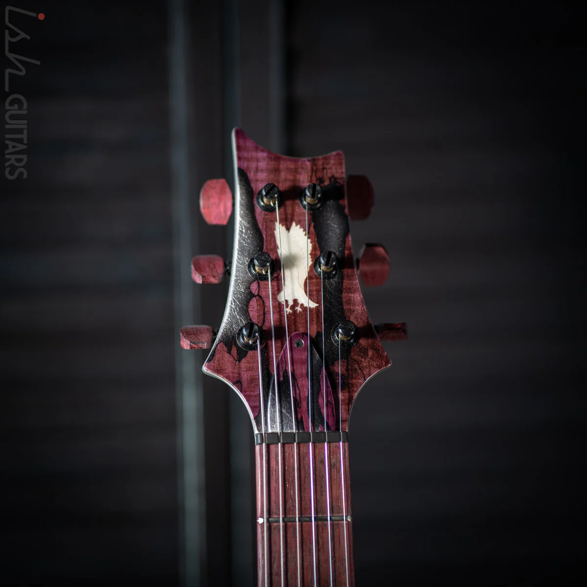PRS Private Stock Hollowbody II Tremolo Piezo Spalted Maple Purple - Image 17