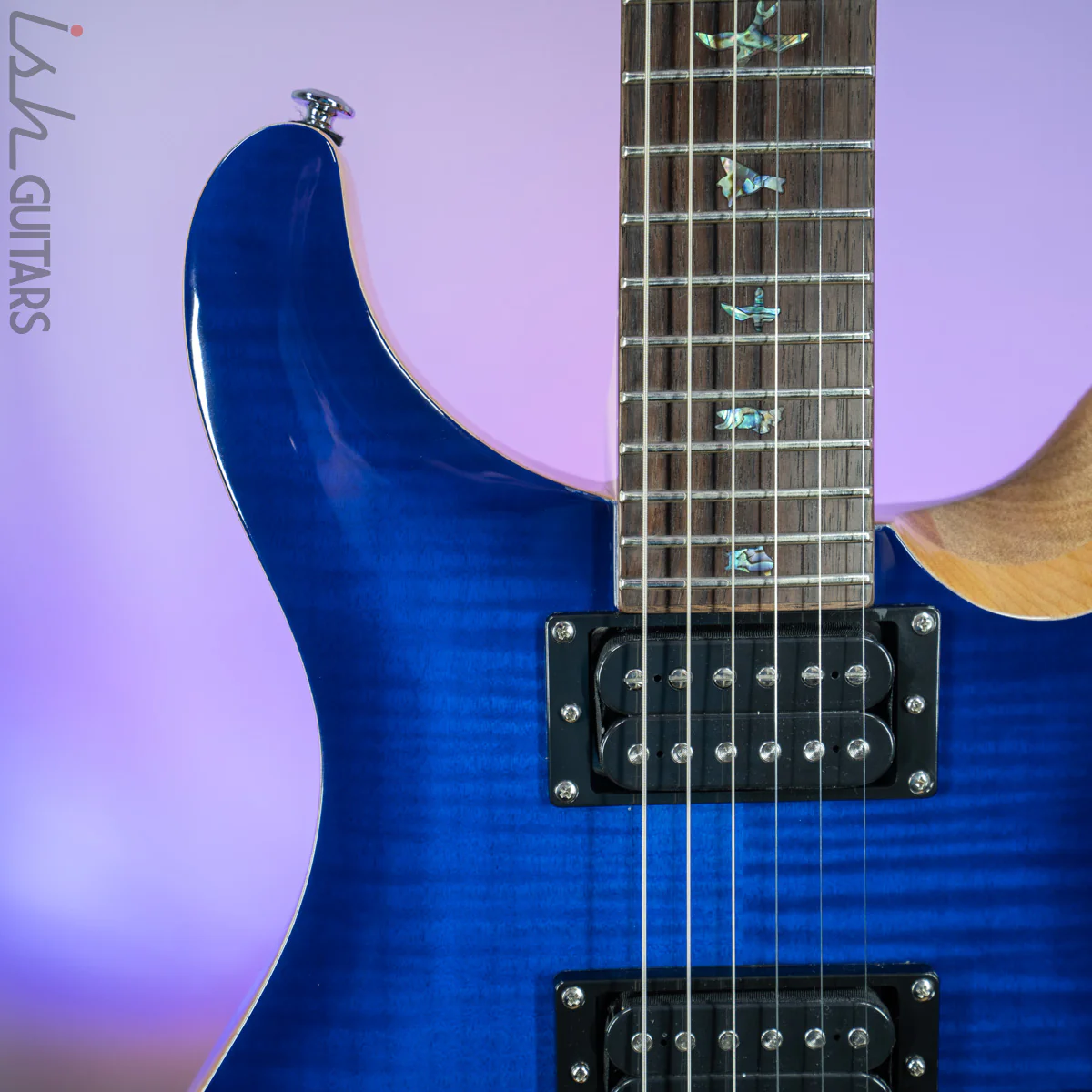 PRS SE 35th Anniversary Custom 24 Faded Blue Burst - Image 3