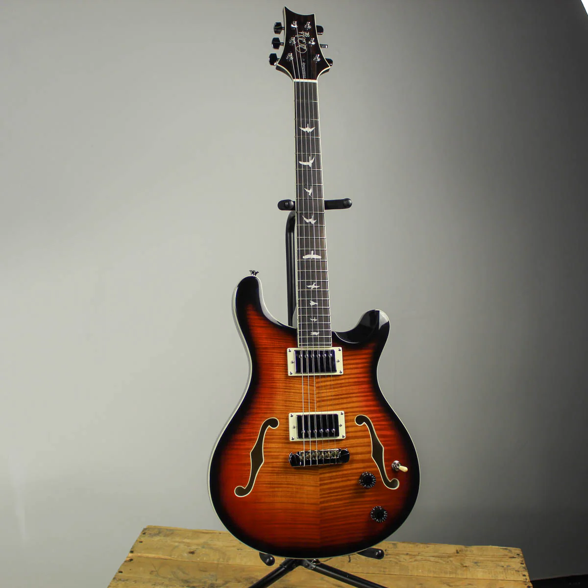 2020 PRS SE Hollowbody II Tricolor Sunburst - Image 2