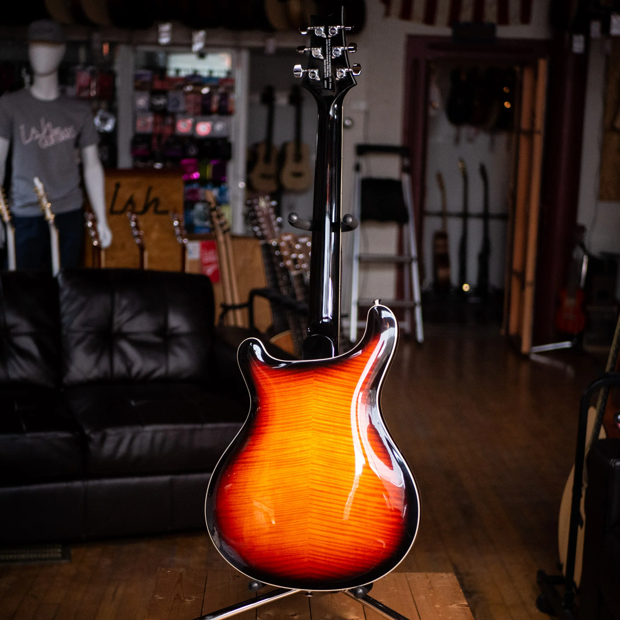 2020 PRS SE Hollowbody II Tricolor Sunburst - Image 6