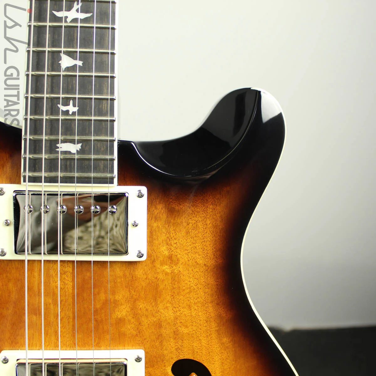 2020 PRS SE Hollowbody Standard McCarty Tobacco Sunburst - Image 4