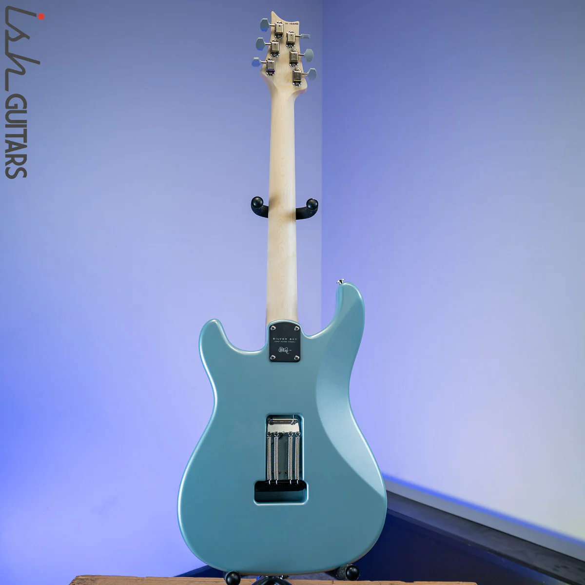 PRS Silver Polar Blue Maple Fretboard - Image 8