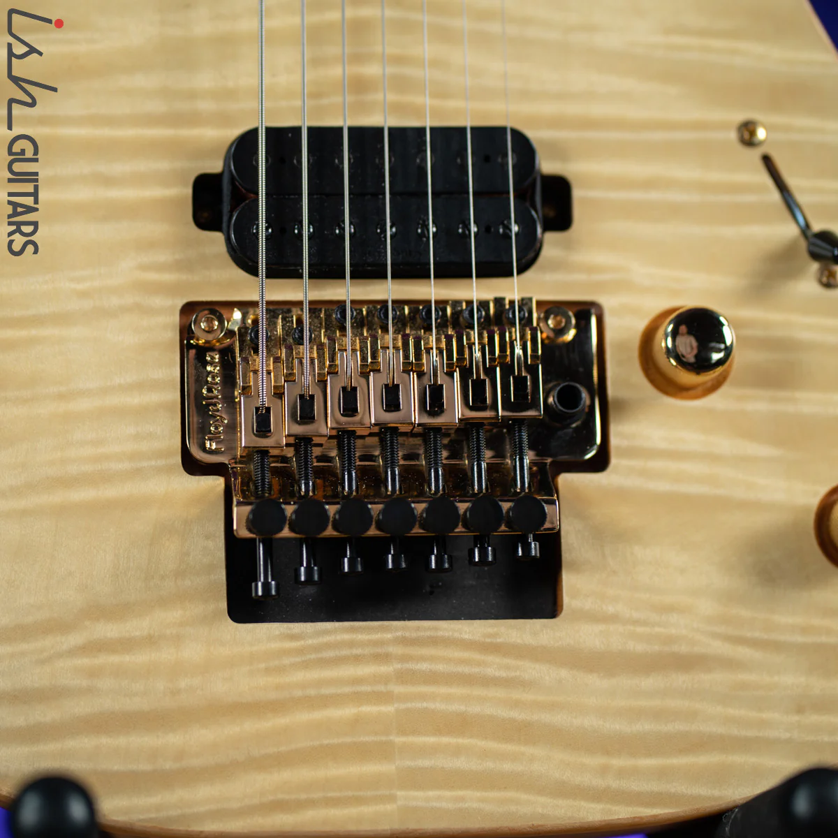 2020 Solar SB1.7FRFM 7-String Electric Guitar Flame Natural Matte - Image 13