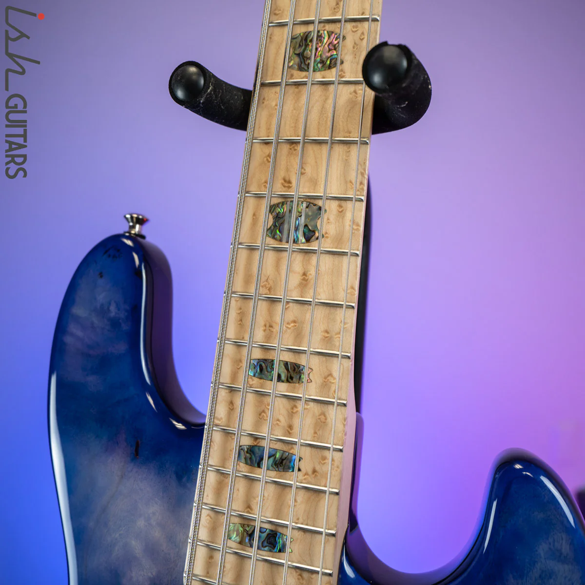 2020 Spector Coda 5 String Nebula Tie Dye Bass Guitar - Image 6