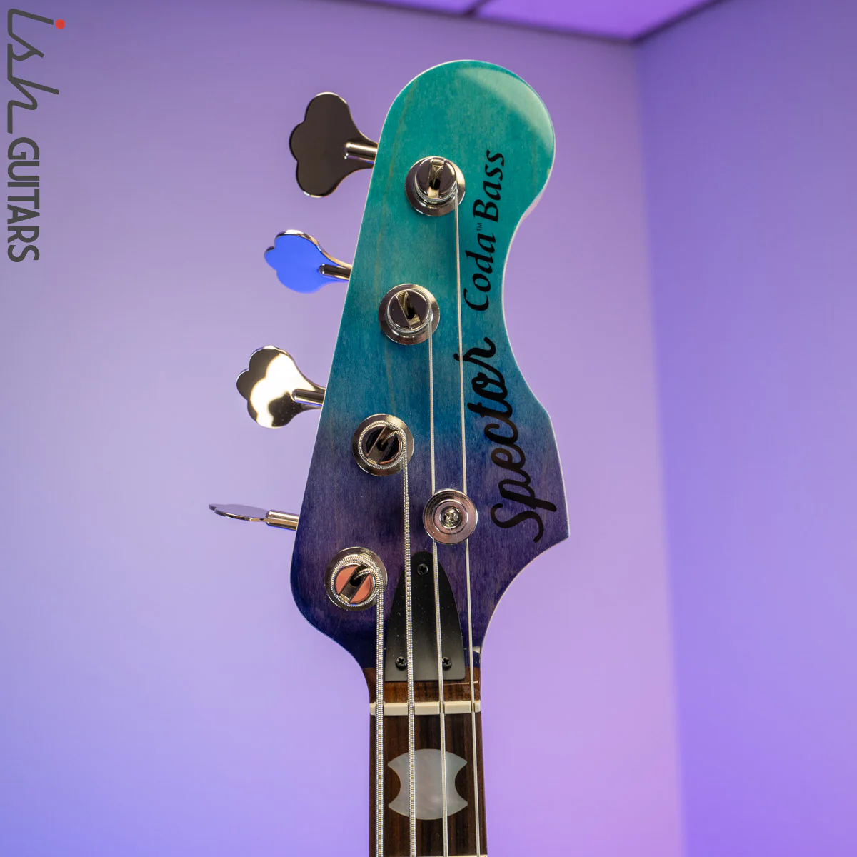 2020 Spector Coda P 4 String Bass Guitar Sims Super Quad Tsunami Blue - Image 7