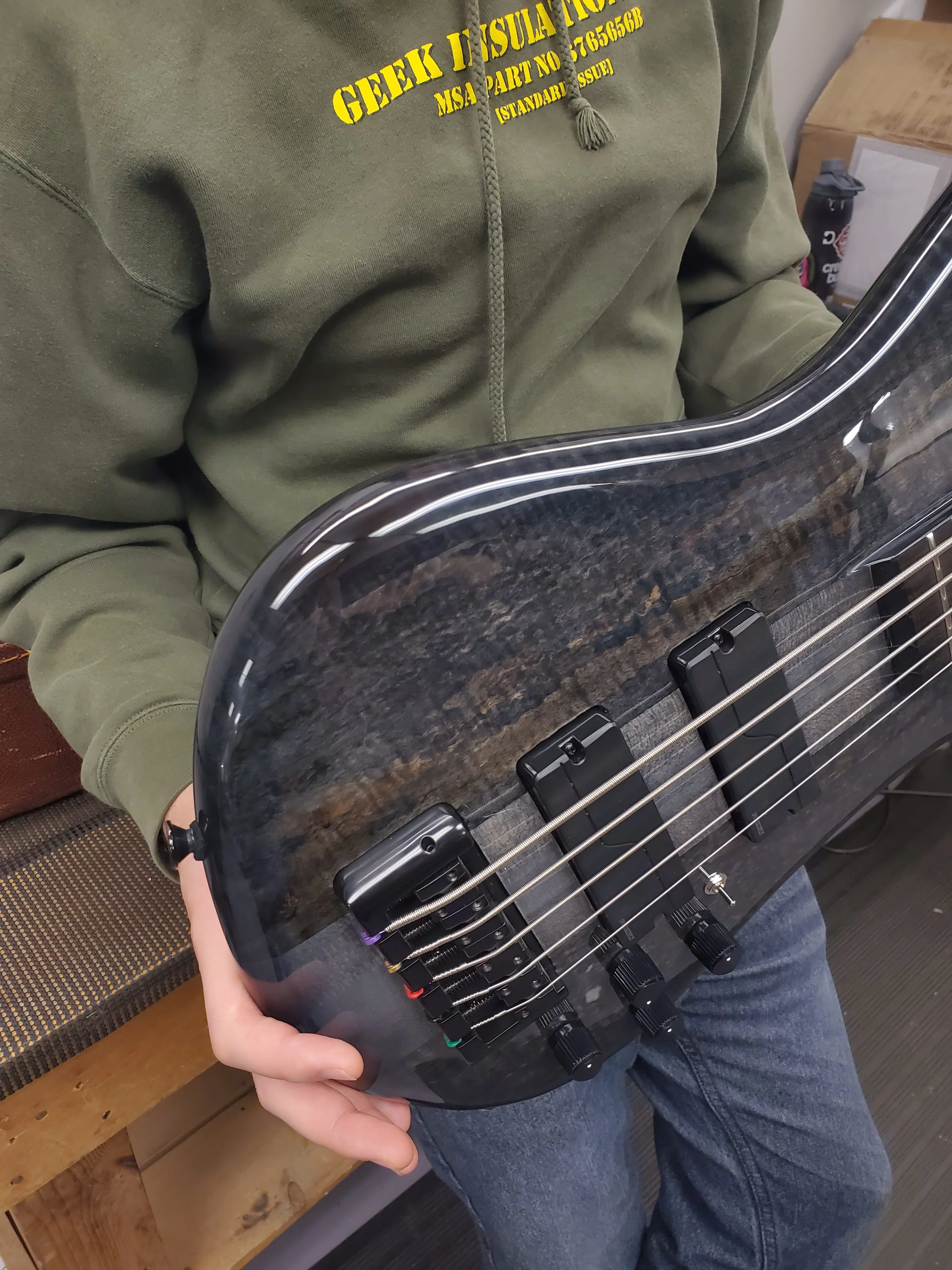 2020 Spector Euro 5LT Limited Edition Black Repaired - Image 14