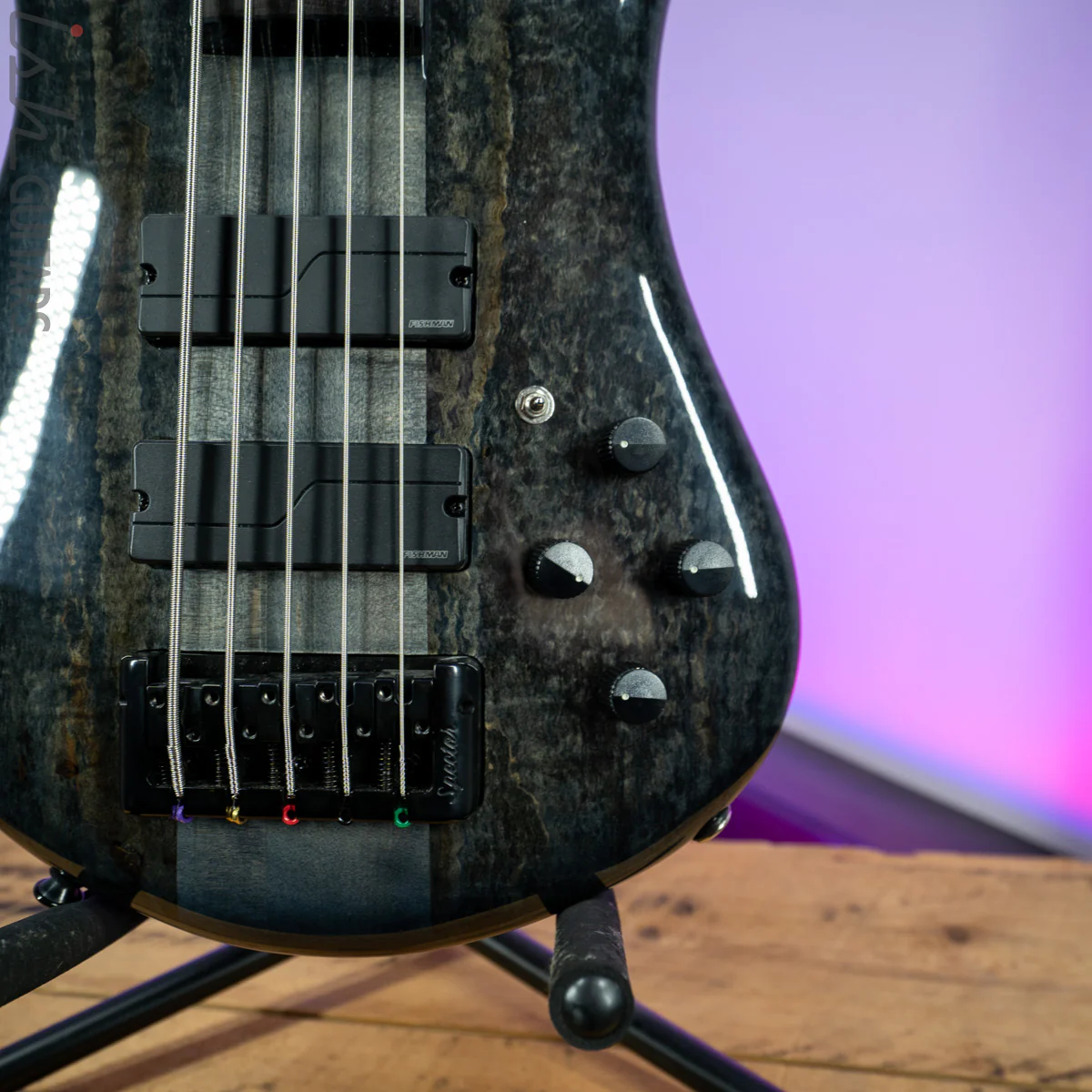2020 Spector Euro 5LT Limited Edition Black Repaired - Image 4