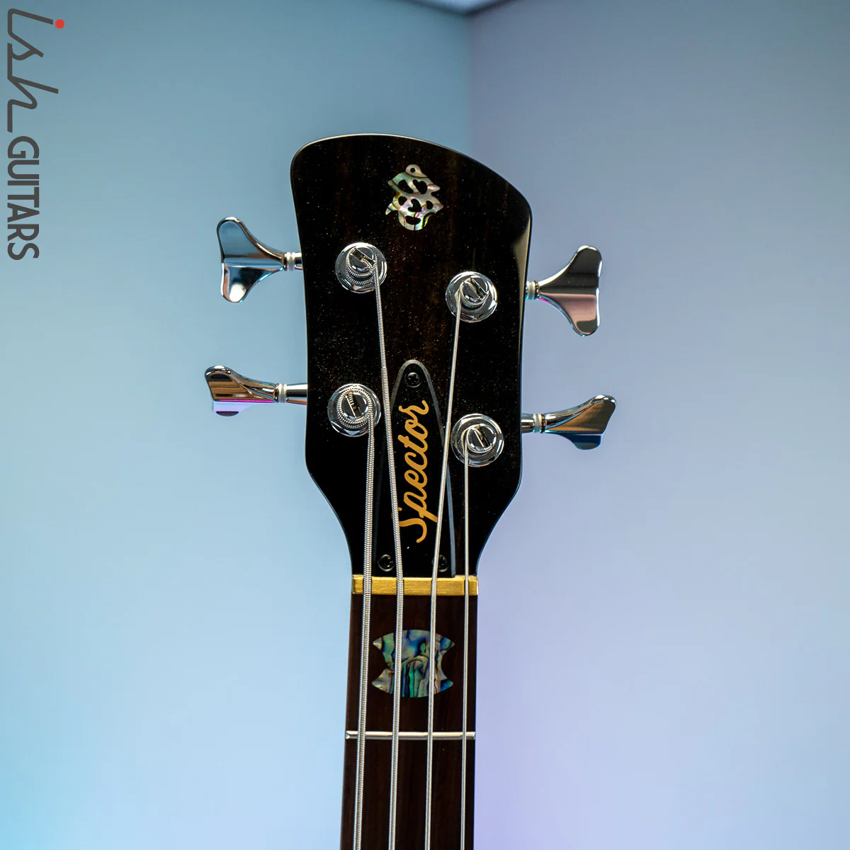Spector NS-2BO Blue Tie Dye 4 String Bass Guitar - Image 7