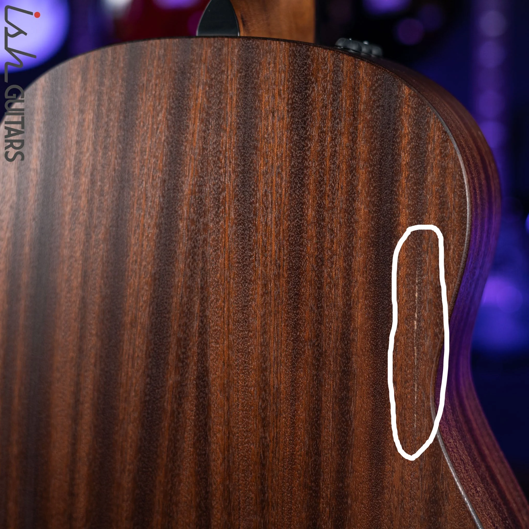 2020 Taylor AD27e Sapele/Mahogany REPAIRED - Image 8