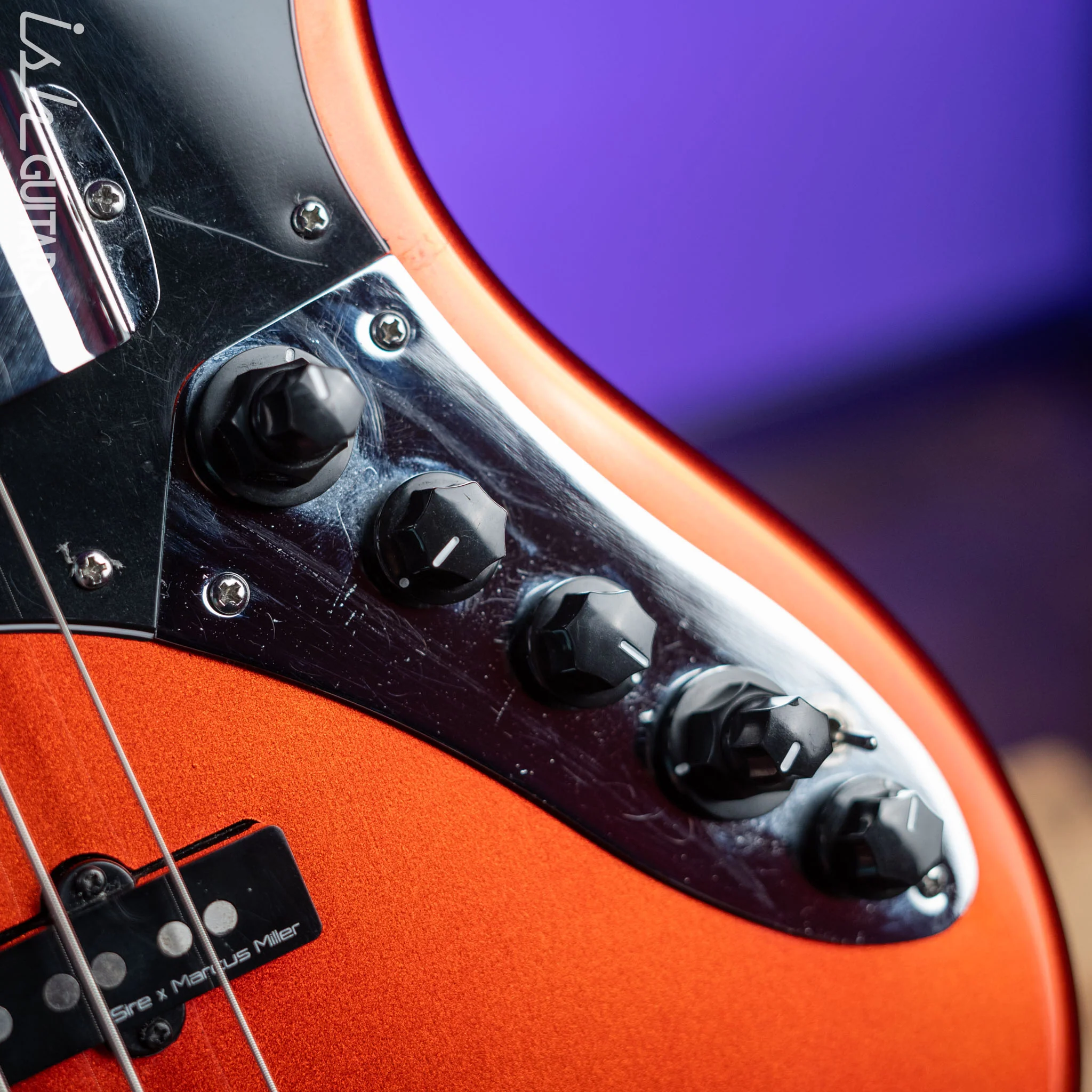 2020s Sire Marcus Miller V7 5 String Bright Metallic Red - Image 8