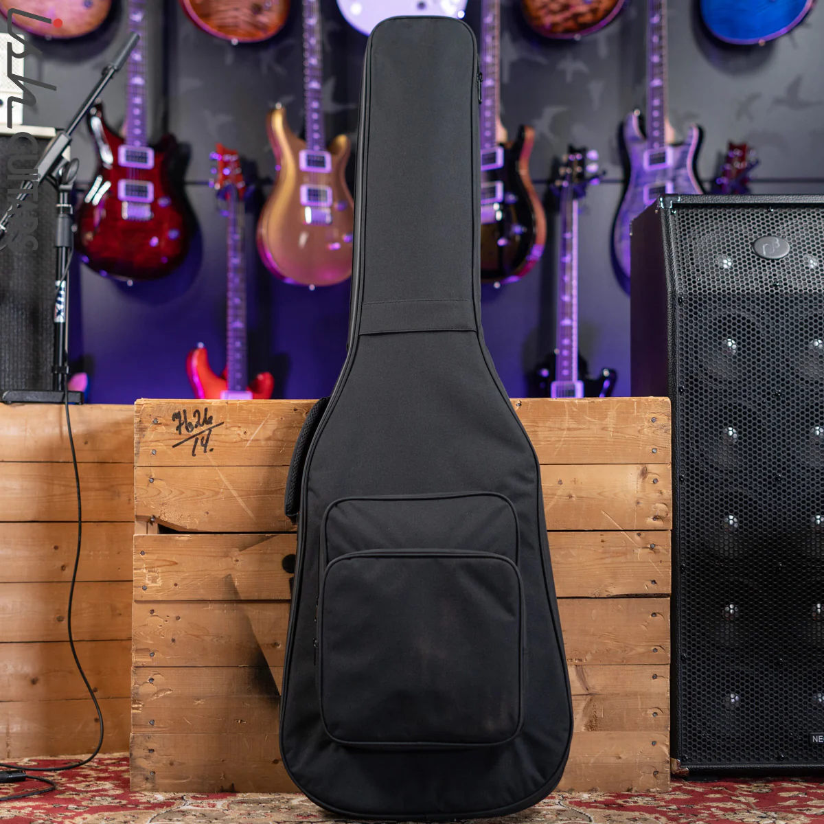 2021 Aria Pro II SB-1000 See-Through Black - Image 12