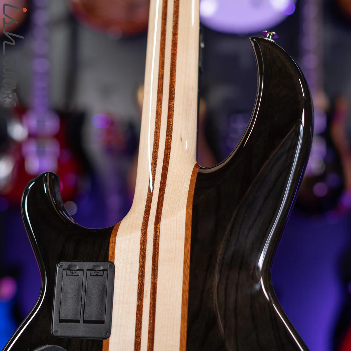 2021 Aria Pro II SB-1000 See-Through Black - Image 9