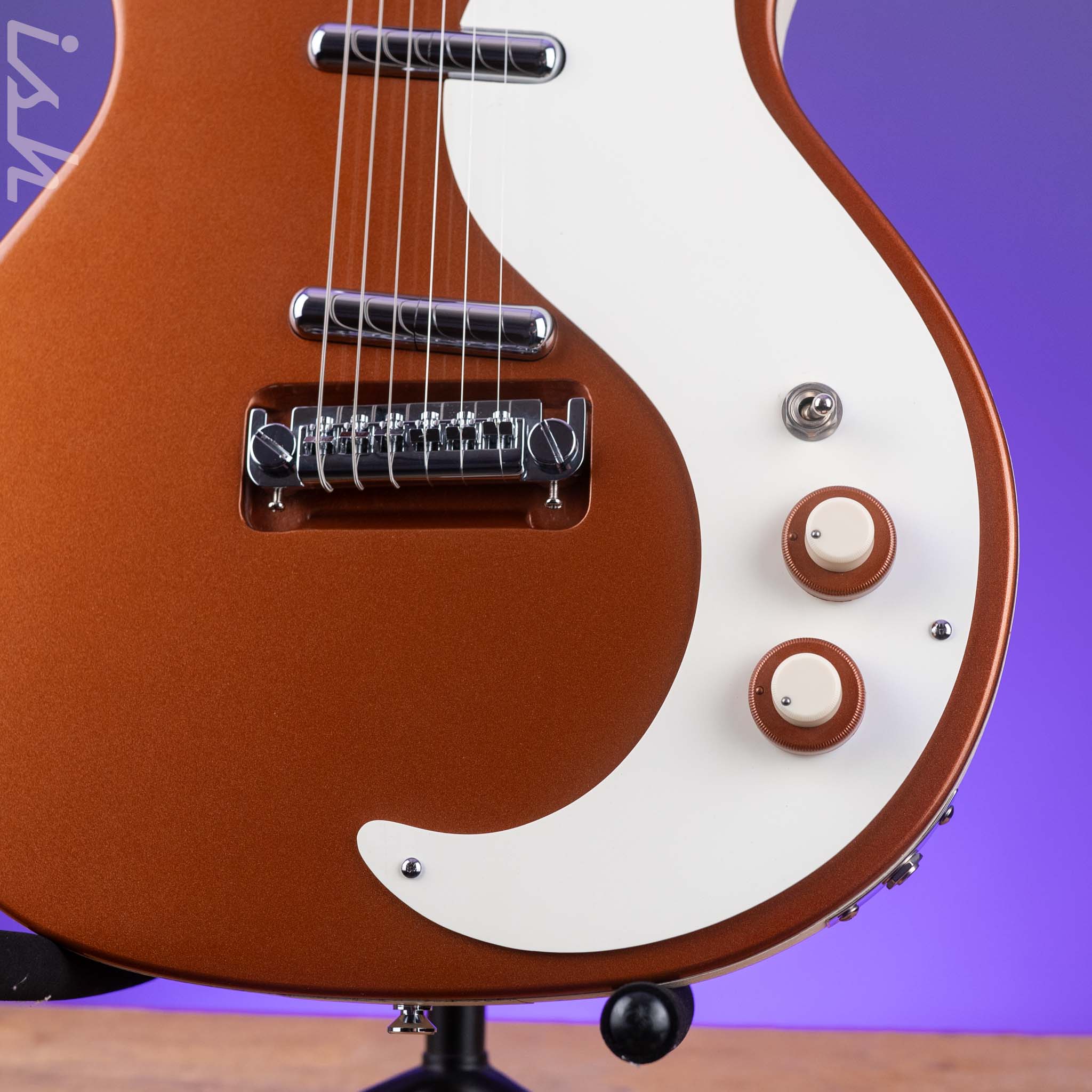 2021 Danelectro 59M NOS Orange Metalflake - Image 4