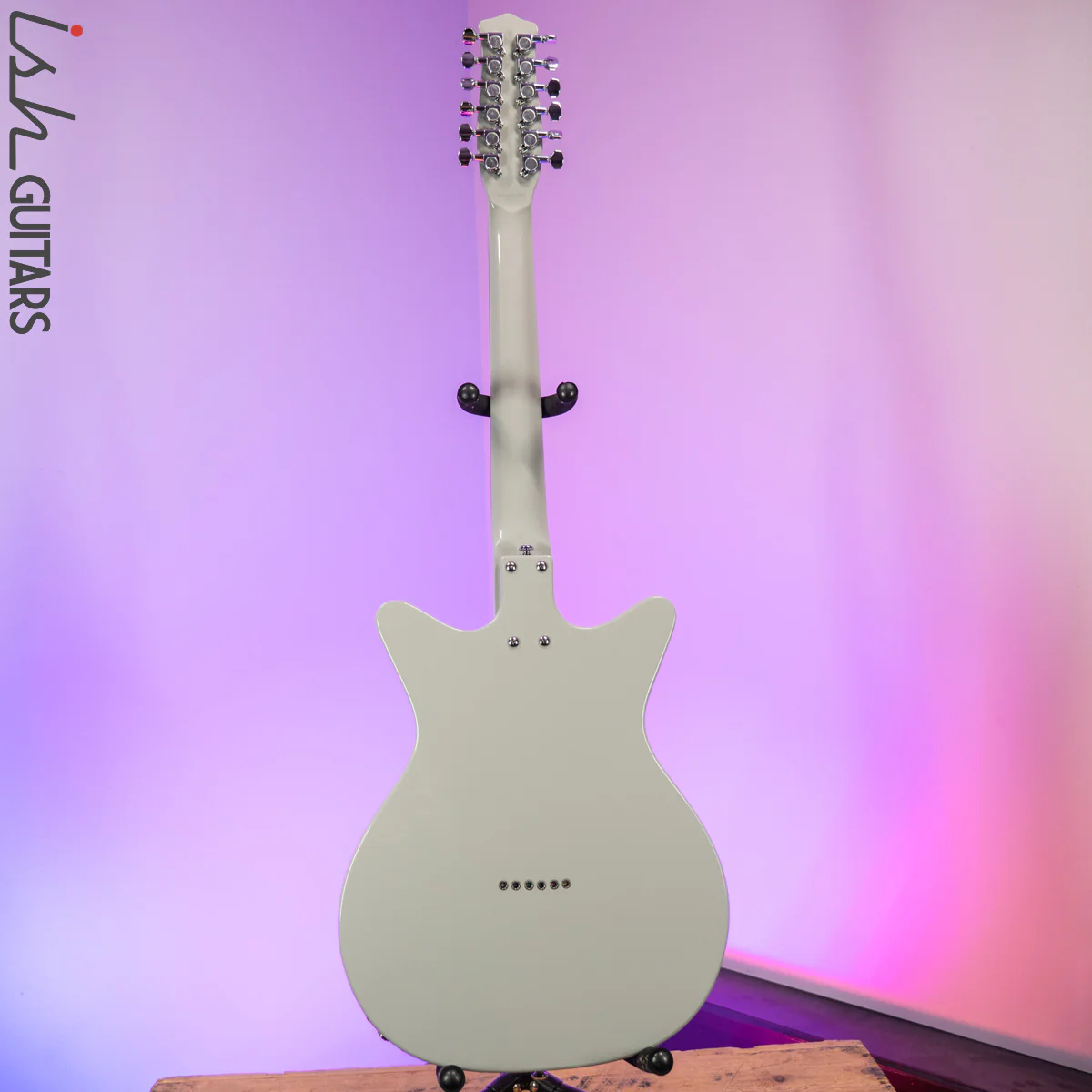 Danelectro 59X 12 String Ice Gray - Image 7