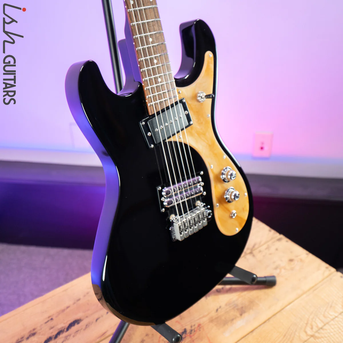 Danelectro 64XT Black w/ Marble Pickguard Prototype - Image 5