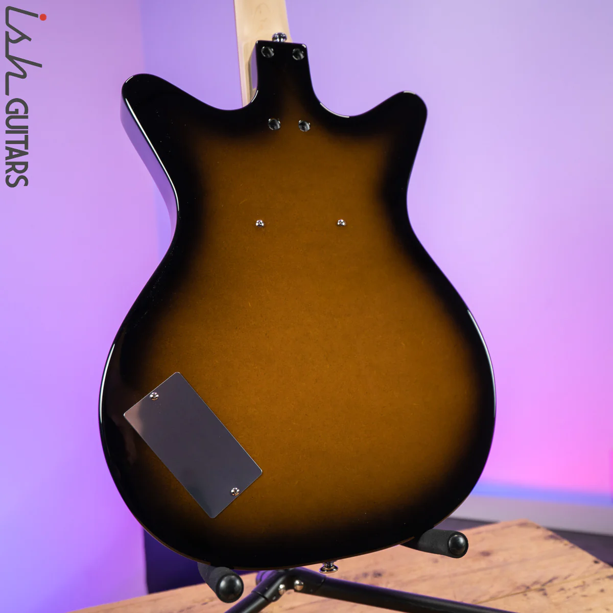 Danelectro Convertible Acoustic Electric Tobacco Sunburst w/Piezo - Image 7