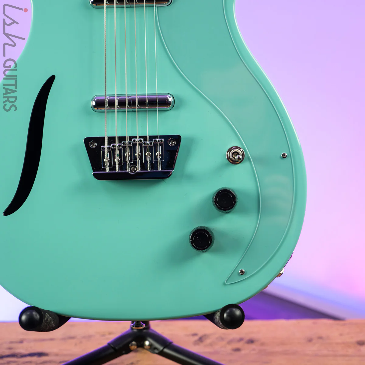 Danelectro Dano 56 Vintage Baritone Aqua - Image 4