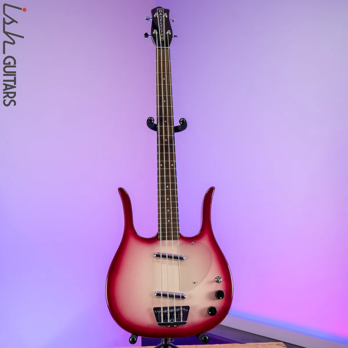 Danelectro Longhorn Bass Violet Burst Prototype - Image 2
